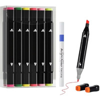 Corslet 13 Pcs Marker Colour Set 12 Pc Dual Tip Alcohol Markers Set With Random 1 Pc Acrylic Marker Stationary Set Sketch Pen Set For Kids Alcoholic Markers Set For Calligraphy Drawing & Sketching