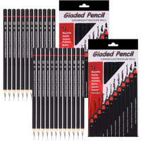 Corslet Pack Of 2 Drawing Kit 12Pc Drawing Pencils Set Sketch Pencil Set Sketching Kit Graphite Pencil For Drawing Sketching & Shading For Artists Shading Pencils Set Professional Artist Kit