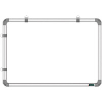 Yajnas Pro 3X1.5 Feet Regular Steel (Magnetic) White Board For Kids, Home & Kitchen With Heavy-Duty Aluminium Frame, Magnet-Friendly Dry Erase Marker Whiteboard, Size - 3X1.5 Feet