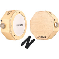 Clapbox Cajembe Travel Cajon (3 Instruments In - Rubber Wood With Carry Bag