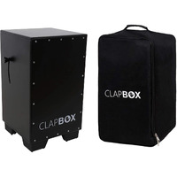 Clapbox Adjustable Snare Cajon Cb50 With Bag- Oak Wood, (H:50 W:30 L:30) - 3 Internal Snares