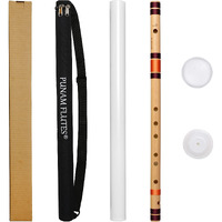 Punam Flutes A Natural Base Left Hand Size 22.8 Inches