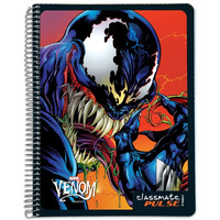 Classmate Pulse 6 Subject Spiral Notebook - Pack of 1 | Unruled | 300 Pages | 29.7cm x 21cm | Venom Designs | Soft Cover | Notebooks for College Students