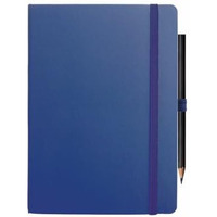 Anupam Fluct Pro Lined Journal Notebook 160 Pages A5 Ruled Notebook Matte Finish PVC Cover Journal for Women & Men, Daily Journal Notebook for Notes Taking & Writing in School and Office (Blue)