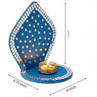 Deepjyoti Diya - Blue
