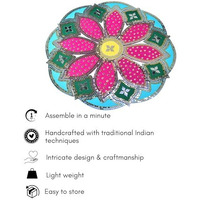 One Minute Rangoli - Pink 12""