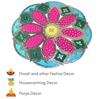 One Minute Rangoli - Pink 24""