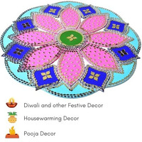 One Minute Rangoli - Purple 24""
