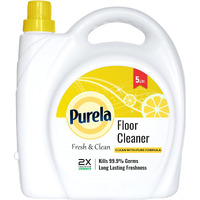 Purela Proclean Floor Cleaner Concentrate 5L - Lemon Scent, Lab-Tested Kills 99.9% Germs, Hard Water Safe, Quick Dry Streak-Free For All Surfaces - Great Indian Festival 2025 Diwali Home Gift
