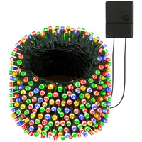 Gesto Multicolor Serial String Led Light With 8 Modes Changing Controller - Waterproof Serial Lights For Decoration Long | For Home,Diwali Decoration, Christmas,Patio Garden(12 Meter | Pack Of 1)