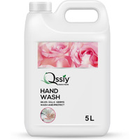 Qssiy Hand Wash Liquid 5L - Rose Scent, Germ Protection For All Skin Types, Moisturizing & Paraben-Free For Home & Family - Great Indian Festival 2025 Diwali Hygiene Gift