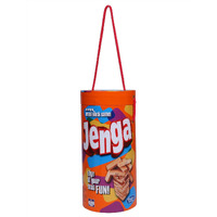 Hasbro Gaming Jenga, Jenga Tube Pack, Original Hardwood Blocks Stacking Tower Game, Gift Toy For Kids Ages 6+
