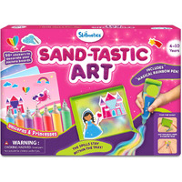 Skillmatics Sand Art Activity - Mess-Controlled Diy Unicorn & Princess Craft Kit With 50+ Colorful Stickers, Creative Arts & Crafts For Kids, Fun Hands-On Activity, Gifts For Ages 4, 5, 6, 7, 8, 9, 10