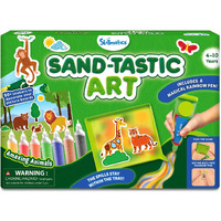 Skillmatics Sand Art Activity - Mess-Controlled Diy Animal Craft Kit With 50+ Colorful Stickers, Creative Arts & Crafts For Kids, Fun Hands-On Activity, Gifts For Ages 4, 5, 6, 7, 8, 9, 10