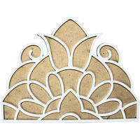 Vibhuticrafts Reusable Rangoli Stencil With Wall Edge Template  Perfect For Floor, Pooja Room, And Home Dcor  Diy Traditional Art