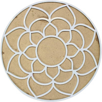 Vibhuticrafts Reusable Rangoli Stencil With Circle Flower Template  Perfect For Floor, Pooja Room, And Home Dcor  Diy Traditional Art