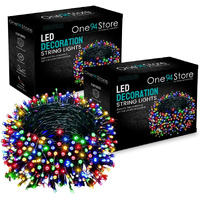One94Store (Pack Of 2 36 Ft Multicolor Led Pixel String Lights | 360 Copper Wire Decorative Serial Fairy Lights For Diwali, Christmas, Wedding, Party, Indoor & Outdoor Home Decoration