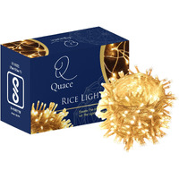 Quace 12 Meter (36 Feet) Decorative 42 Warm White Led String Light Plug For Indoor & Outdoor Decorations,String Lights For Diy, Party, Home Decor, Christmas, Diwali