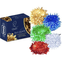 Quace 12 Meter (36 Feet) Decorative 40 Multicolor Led String Light Plug For Indoor & Outdoor Decorations,String Lights For Diy, Party, Home Decor, Christmas, Diwali (Pack Of 5)