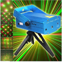 One94Store Sound Activated Mini Laser Projector Stage Light  (Red & Green) Dj Party Light With Dot Patterns & Tripod Stand, Plug-In Led Light For Home, Diwali, Wedding & Event Decoration