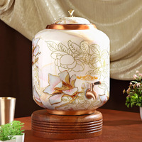 Cwc Crockery Wala & Company Pure Copper Dispenser Meena Gold Finish (14 Litres)