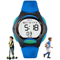 Spiky Digital Sports Watch For Kids (Blue) | Multifunctional With Luminous Led Display & Alarm | Water Resistant & Silicone Strap | Birthday Gift Wrist Watches For Boys & Girls | Age 2-14 Yrs