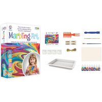 Bkdt Marketing Marbling Paint Art Kit For Kids - Arts & Crafts Gifts For Girls & Boys Ages 6-12 Years Old - Craft Kits Set - Gift Ideas Activities Toys Age 6 7 8 9 10 Years -Festival Gifts,Diwali Gift