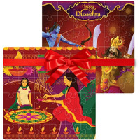 Mittimate Jigsaw Puzzle Combo Set Of 2 - Diwali & Dussehra Festival I 36 Pieces Cardboard Puzzle Game For Kids Age 4 To 6 Year I Birthday Gift For Children