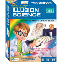 Bkdt Marketing Educational Related Illusion Science Kit Discover The Secrets Of Light And Colours- Multi Color- 8+ Years, Birthday Gift For Boys & Girls - 35 Experiments- Festival Gifts,Diwali Gift