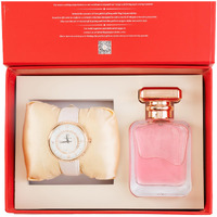 Thy Kalpavruksha Woman's Gift Set White Leather Watch With Rose Gold Dial & Long Lasting Perfume | Diwali Gift For Women Office Staff Employee | Birthday Gifts For Women | Birthday Anniversary Gift For Wife & Girlfriend