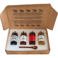 Royal Bee Brothers | Diwali Festive Gift Hamper | 04 Types Of Forest Raw Honey, Wooden Spoon, Message Card | Handcrafted Festive Hampers | Empowering Women Artisans | Gifting Traditions With Love | (Veenapani)