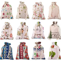 Vrb Dec Tm 10Pcs Potli/Potli Bags For Return Gifting/Gifts,Small Gift Bags/Jute Potli Bags/Pouch For Gifting,Gift Bags, Diwali Return Gift, Women Handbag Shagun Pouch, Candy Bags (Color 10),Multicolor