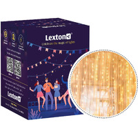 Lexton 300 Led Copper String Light With Remote | 8 Modes, Usb Powered, 3Mx3M Copper Wire String Light With Hanging Hooks | Decoration For Diwali, Christmas, Curtain Lights (Warm White, Pack Of 1)