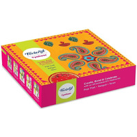 Fevicryl Tyohaar- Diy Festive Decor Kit: Create Vibrant Acrylic Rangoli, Exquisite Toran, And Elegant Pooja Thali; Unleash Your Artistic Flair And Elevate Your Celebrations