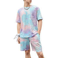 Dhruvi Trendz Mens Lycra Co-Ord Set Regular Fit Night Dress (Dt-Mt-1029&Sh173_Purple_Xs)