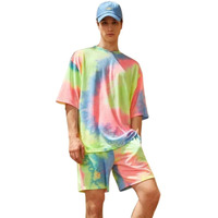 Dhruvi Trendz Mens Lycra Co-Ord Set Regular Fit Night Dress (Dt-Mt-1031&Sh175_Multi_Xs) Multicolour