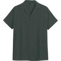 Dhruvi Trendz Mens Polly Cotton Men's Casual Shirt Regular Fit Casual (Dt-Ms-6140_Green_S)