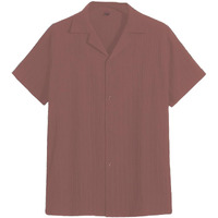 Dhruvi Trendz Mens Polly Cotton Men's Casual Shirt Regular Fit Casual (Dt-Ms-6139_Pink_L)