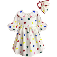 A.T.U.N. (All Things Uber Nice) Girl's Dress (Gdfm Mna Cyc_5-6_White _5 Years-6 Years)