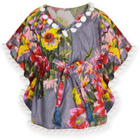 A.T.U.N. All Things Uber Nice) Girls Floral Printed Regular Kaftan Top