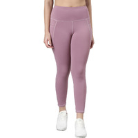 Enamor Women's Regular Leggings (A605_Dusky Orchid_Xl)