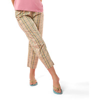 Enamor E7A1 Combed Cotton Printed Mid-Rise Relaxed Fit Hangout Shorts