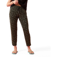 Enamor E048 Tapered Lounge Pants With Drawstring Details With Metal Ends