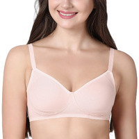 Enamor A042 Side Support Shaper Supima Cotton Everyday Bra - Non-Padded, Wirefree & High Coverage Pearl