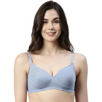 Enamor A042 Side Support Shaper Stretch Cotton Everyday Bra - Non-Padded, Wire-Free & High Coverage