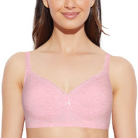 Enamor A017 Smoothening Wirefree Balconette T-Shirt Bra - Padded & High Coverage