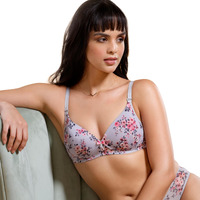 Enamor F023 Perfect Plunge T-Shirt Bra Padded, Wirefree & Medium Coverage
