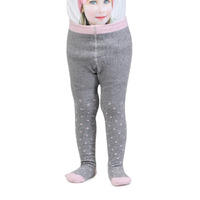 Bonjour Girl's Cotton Tights (Bro4059-Lt.Grey Mill_3(1-2) Year_Lt.Grey 1-2 Y)