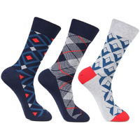 Bonjour Designer Office/Business/Formal Crew Socks For Men - Pack Of 3