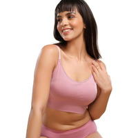 Enamor Women's F037 Nylon Blend Ultimate Comfort Smoothening No Pinch T-Shirt Bra - Padded Non Wired Full Coverage(F037-Orchid Smoke-S)